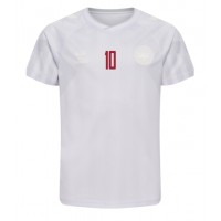 Camisa de time de futebol Dinamarca Christian Eriksen #10 Replicas 2º Equipamento Mundo 2022 Manga Curta